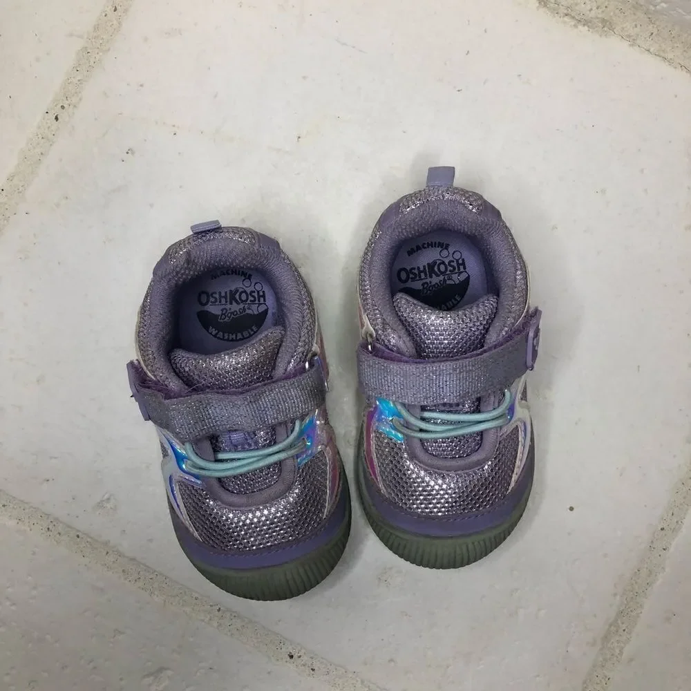 OshKosh B'Gosh Elate Bump Toe purple size 5